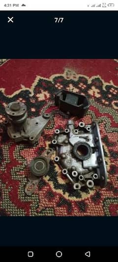 mehran parts oil pump water pump foundation pully