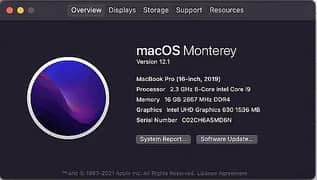 Macbook pro 2019 | 1TB | 16 inch