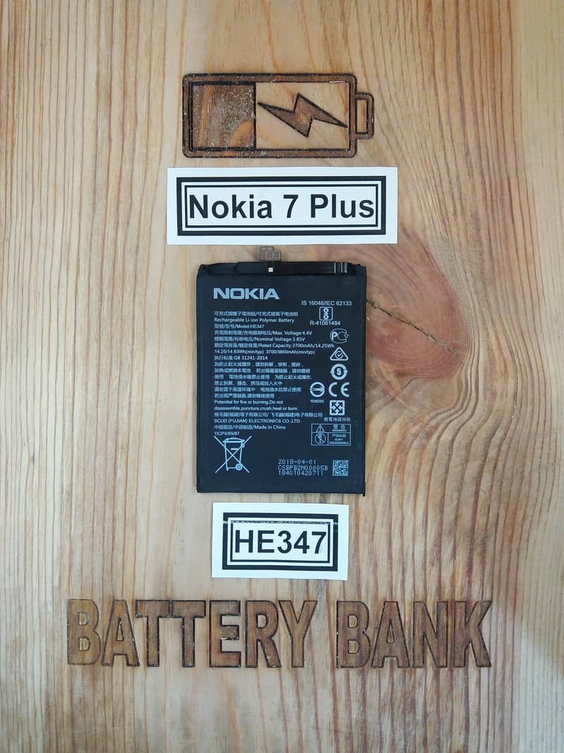 Nokia 7 Plus Battery Original Replacement HE346 HE347 Battery Price in 0