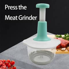 Hand Pressure Vegetable Grinder Manual Kitchen Chopper Garlic Masher