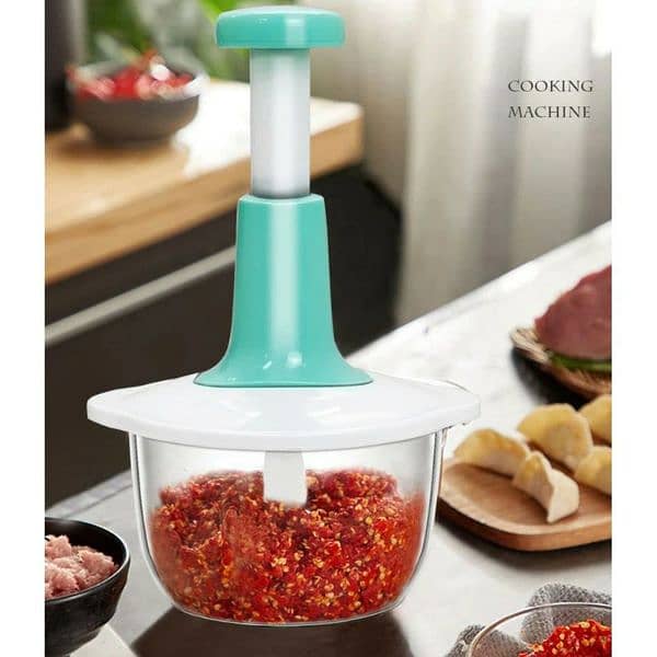 Hand Pressure Vegetable Grinder Manual Kitchen Chopper Garlic Masher 7