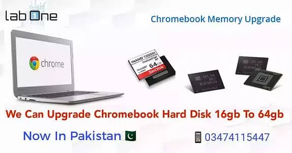 Chromebook Hard Disk Upgrade 16gb to 32gb 64gb 0