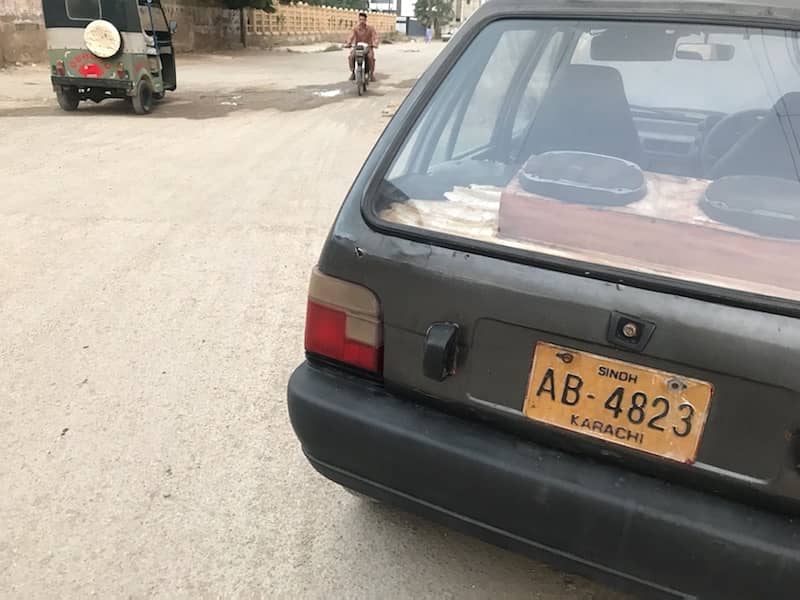 SUZUKi mehran VX Cng 1995 grey colour . 5