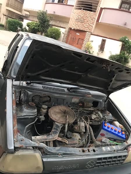 SUZUKi mehran VX Cng 1995 grey colour . 16