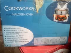cook works digital  halogen  oven