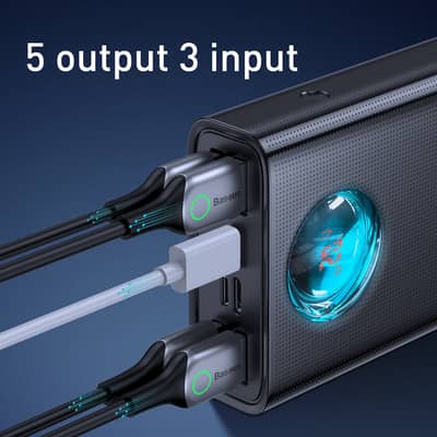 Baseus Amblight Digital Display Quick Charge Power Bank 30000mAh 65W