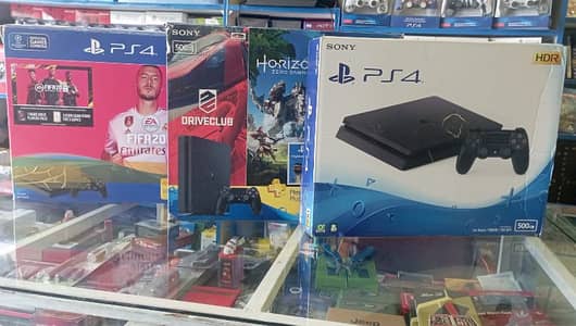 ps4 slim 500gb complete box with warranty