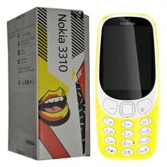 Nokia 3310 Original With Complete Accessories & Box PTA Approved