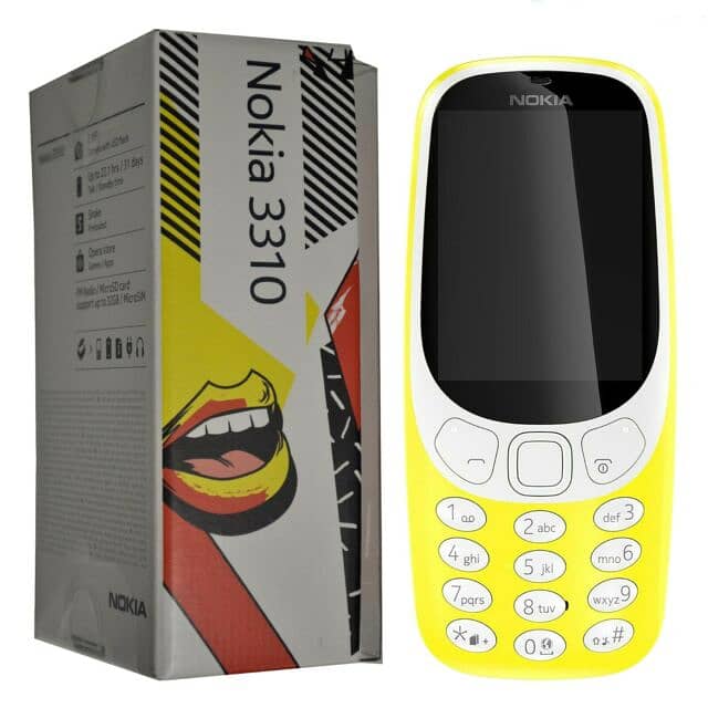 Nokia 3310 Original With Complete Accessories & Box PTA Approved 0