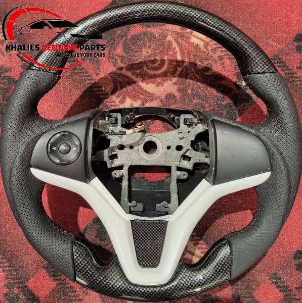 Honda Vezel Carbon Fiber Multimedia Steering Wheel 1
