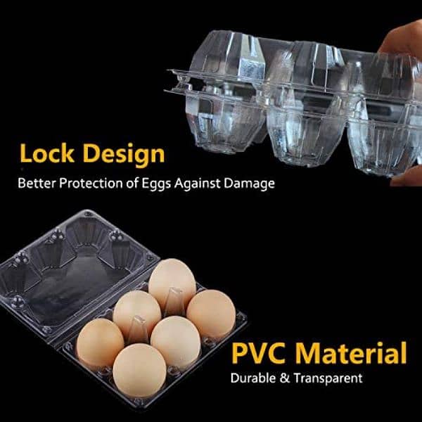 Plastic Egg Tray locks wali 1
