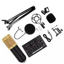 BM800 Mic for youtube recording,voice over singing with phantom supply 7