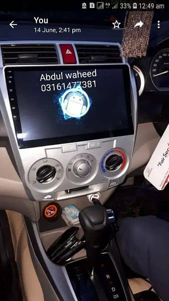 Honda toyota Suzuki Android ips screen free installation in lahore 5