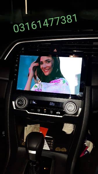 honda city  Android panel free installation in lahore 5