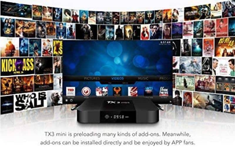 TX3 Mini 4/32 Android TV Box 4K TV Amlogic S905W Quad core TV Box 4