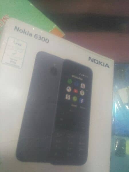 Nokia 6300  box pack 1year warranty PTA approved 4