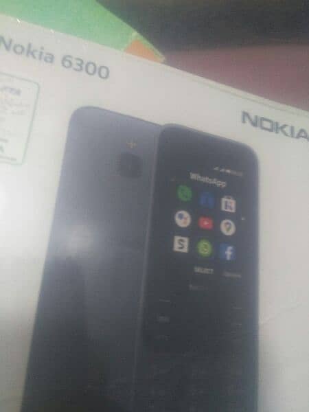Nokia 6300  box pack 1year warranty PTA approved 5