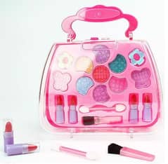 Kids Makeup Kit Cosmetic Jewellery Brefcase with Realapplicable Makeup
