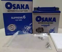Osaka Superme 6 Maintenance Free Gel Battery 12v 5Ah