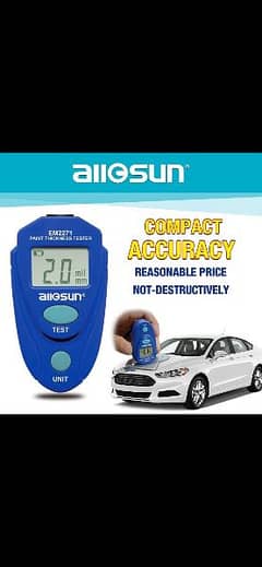 ALLOSUN Paint Thickness Meter Car Coating Thickness Gauge Automot 0