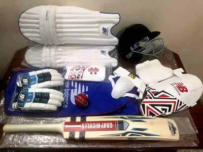 Professional & Club Standard Cricket Kit with English Willow Bat 7