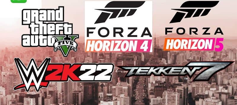 forza horizon 5, Gta V, tekken 8 any Game 0