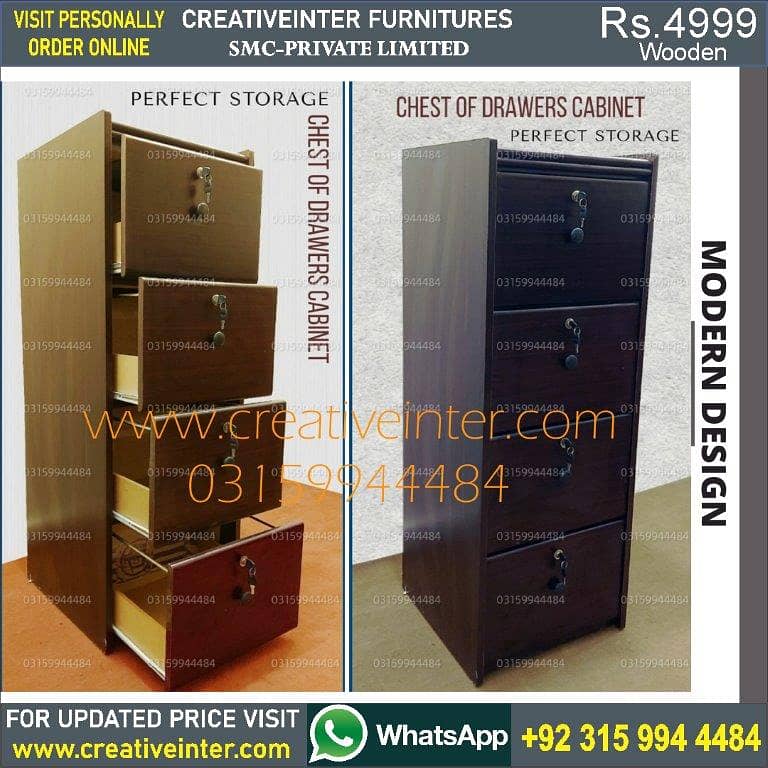 Book File Rack Cabinet Study Office Table Desk Chair Bed Set Sofa Set 10