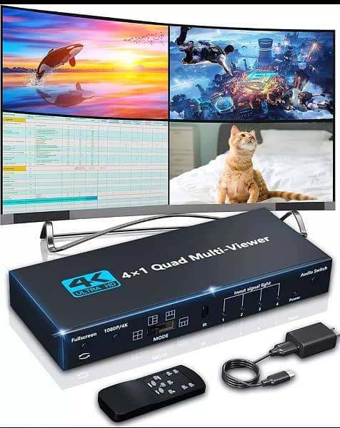 This 4-input HDMI multi-viewer 4K version 0