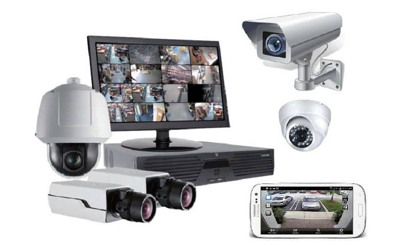 Hikvision 4 camera package in Faisalabad 0