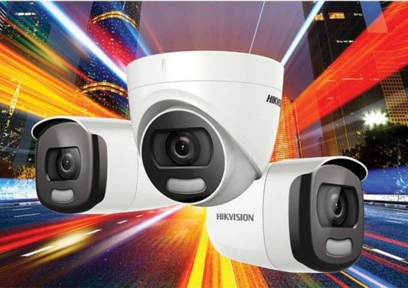 Hikvision 4 camera package in Faisalabad 1