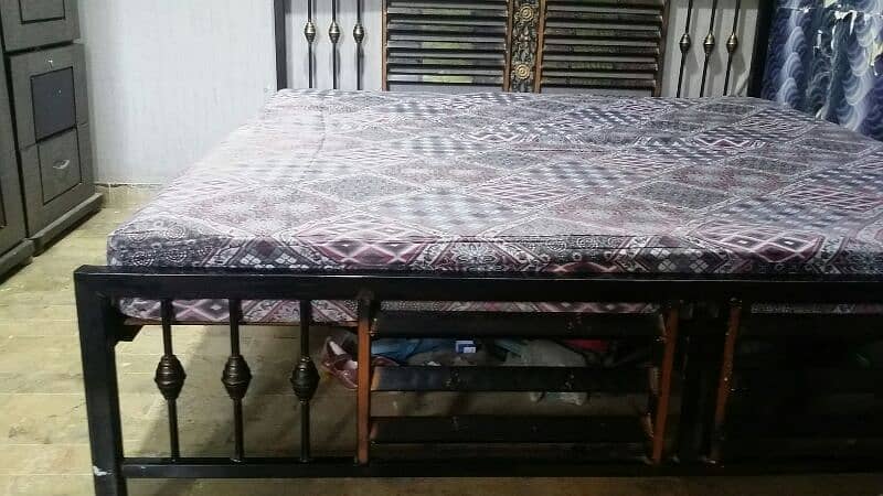 Iron Crome Double Bed 2