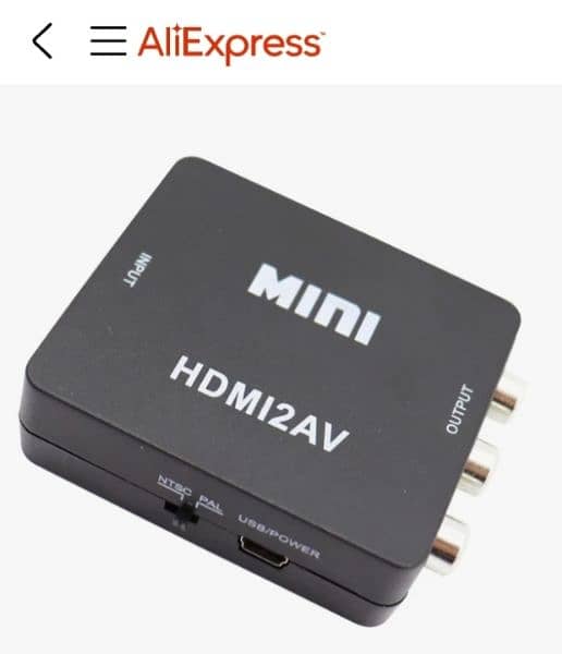 Mini HDMI to AV 1