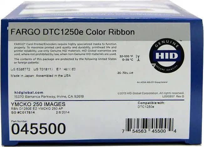 FARGO ID card Printers , Ribbons, Films, IDTECK IDC80 card Available 1