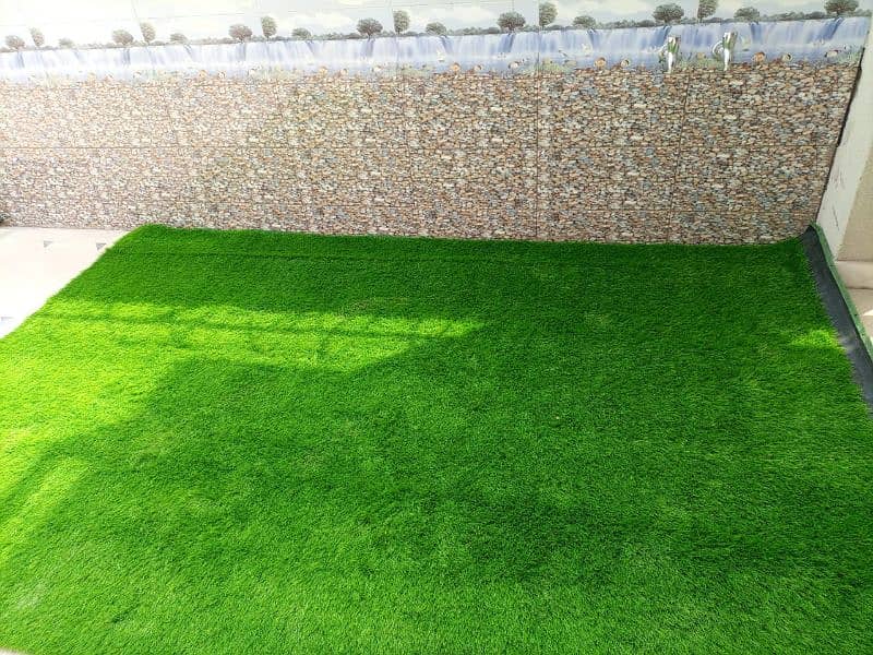 Artificial grass,partition work,Media wall,glass tape,pvc panel,ceil 5