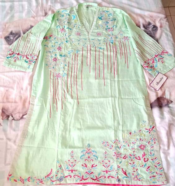 beautiful embroidery kurti 1