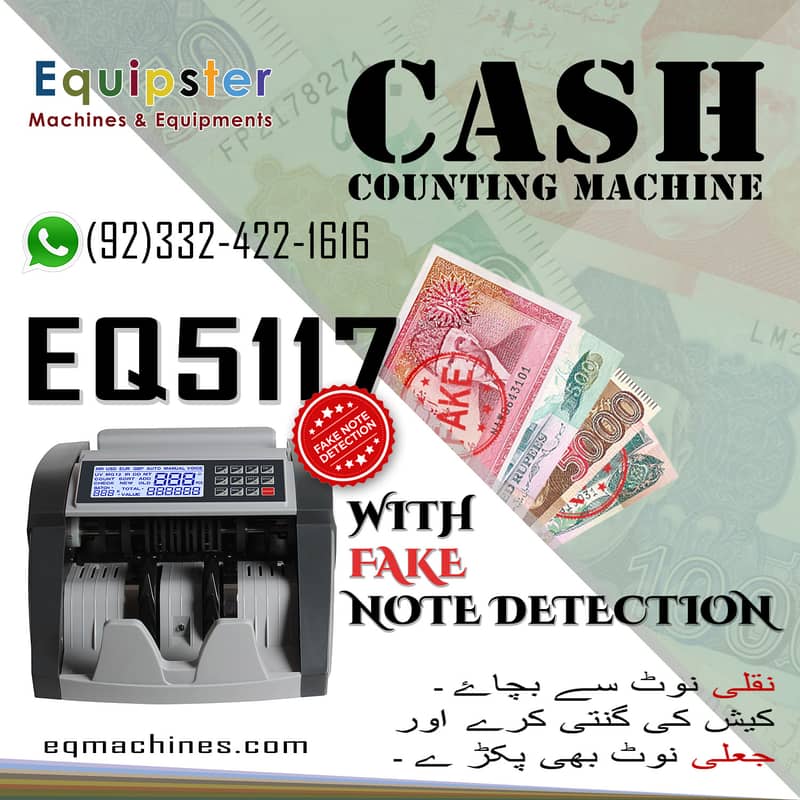 currency note cash counting machine with fake note detection pakistan 18