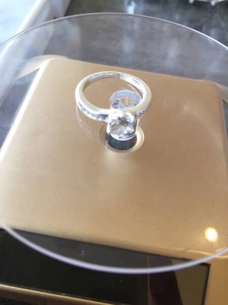 Moissanite Diamond Italian 925 Female  Ring 2