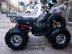 124cc brand new zero meter atv 4 wheels delivery all Pakistan