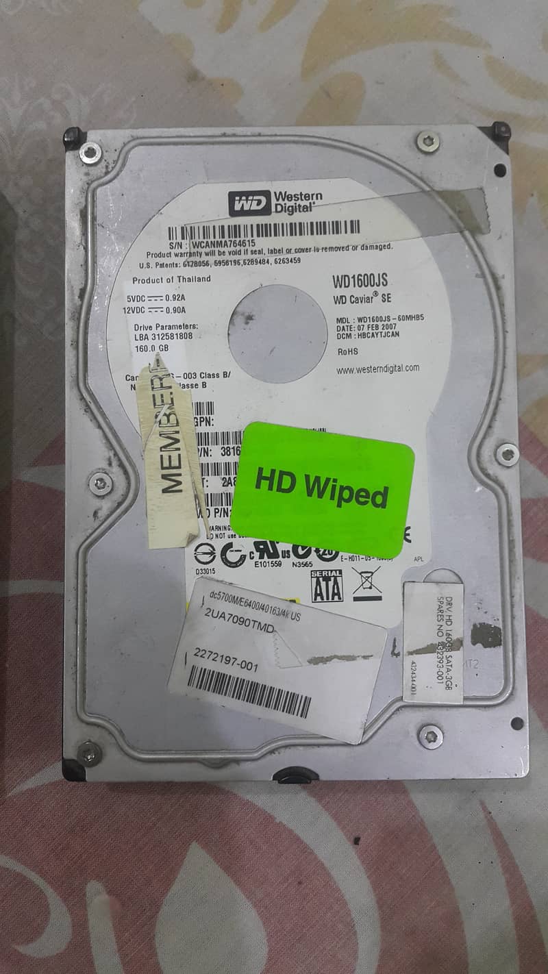 HARD DISK DRIVE FOR COMPUTER PC 1