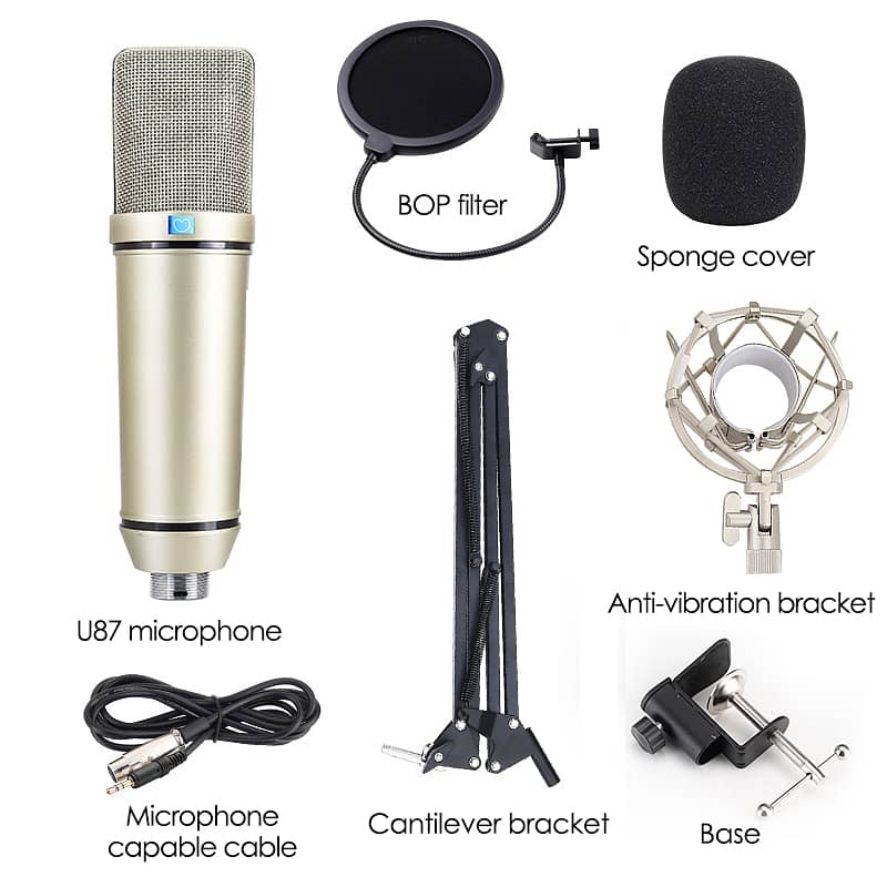 Pro recording Microphone for Singing,Podcasting,Streaming voiceover Mi 6