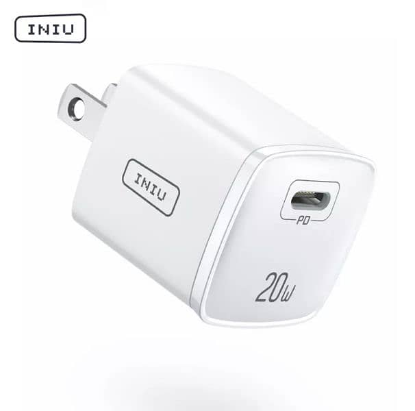 20W PD Chargers/Adapter INIU Type C Wall Charger Phone Cord US Plug 0