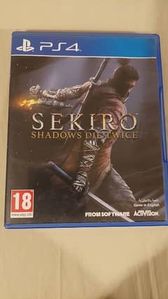 PS4 Game. Sekiro Shadows Die Twice. PS 4 Game