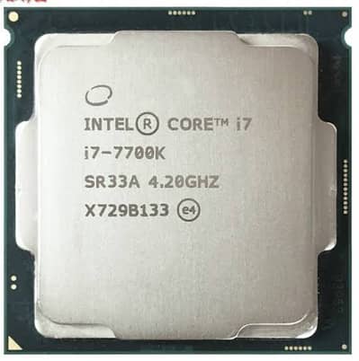 I need Intel 17 7700k