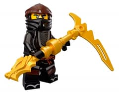 LEGO Scythe of Quakes Golden Toy. available for sale 0