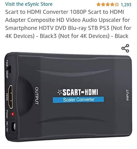 SCART to HDMI Converter 11