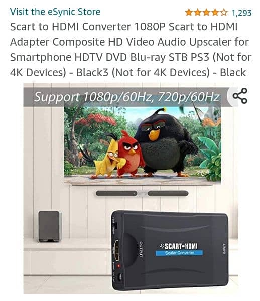 SCART to HDMI Converter 13