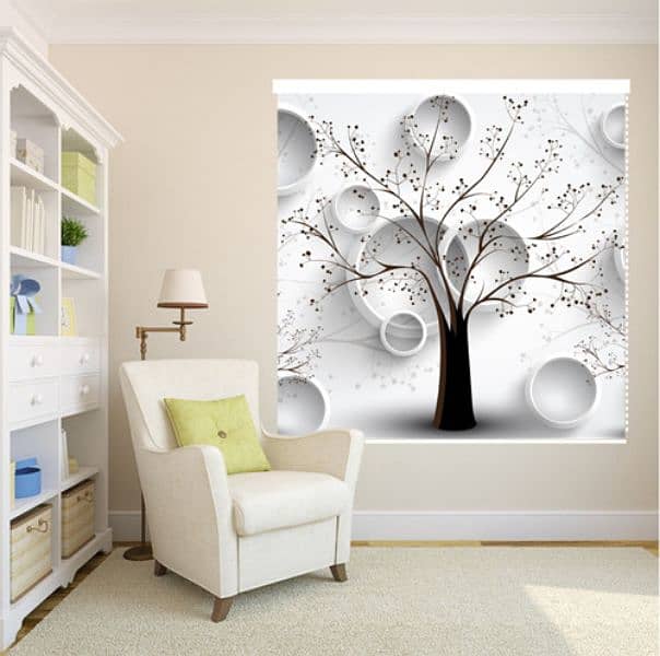 False ceiling/Blinds,Wallpapers,Wallpictures,Wallsheet,Curtains,Wooden 4