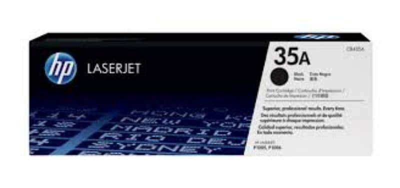 HP Toner Cartridge 35A available 1