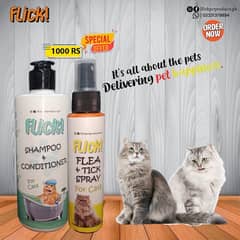 Dog and Cat Shampoo & flea and tick Spray 0