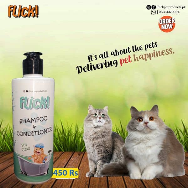 Dog and Cat Shampoo & flea and tick Spray 4